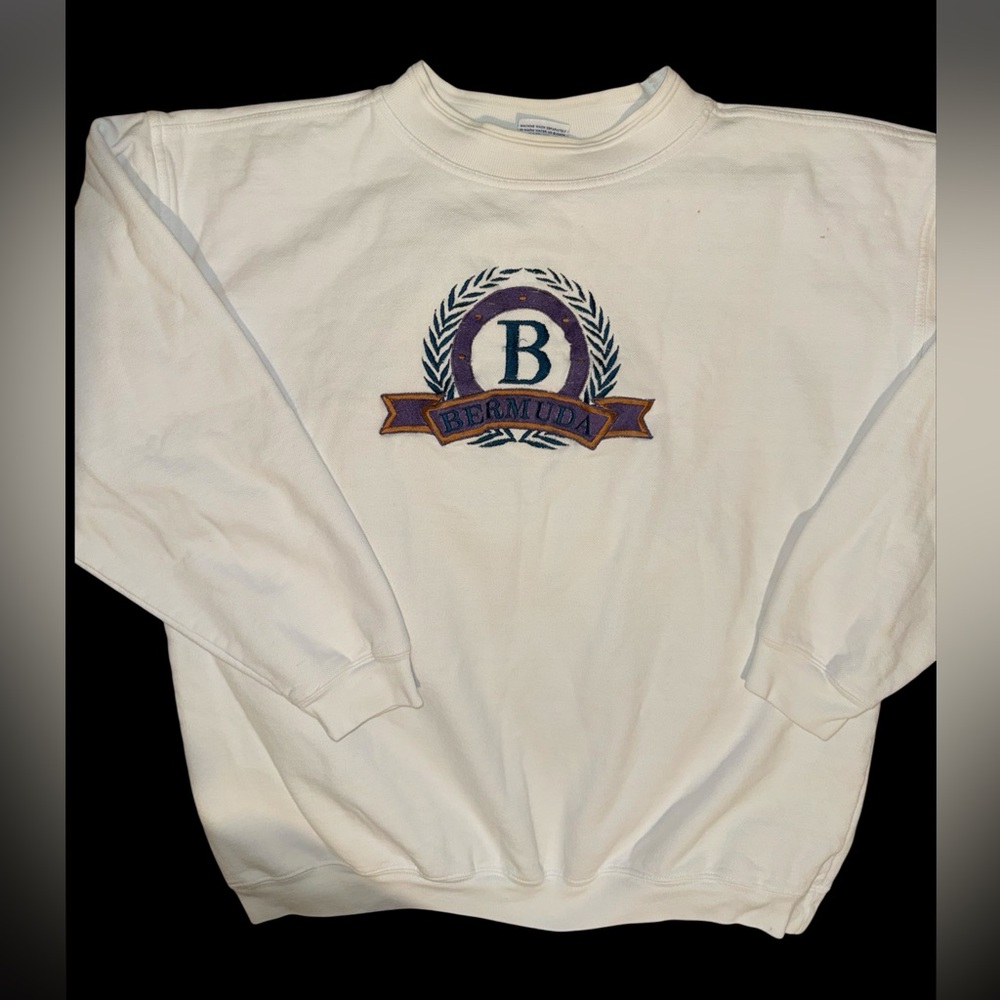 Vintage White sweatshirt size L